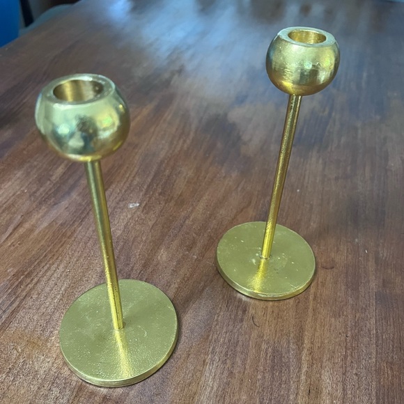 West Elm Aaron Probyn Brass Candleholder - Picture 3 of 3